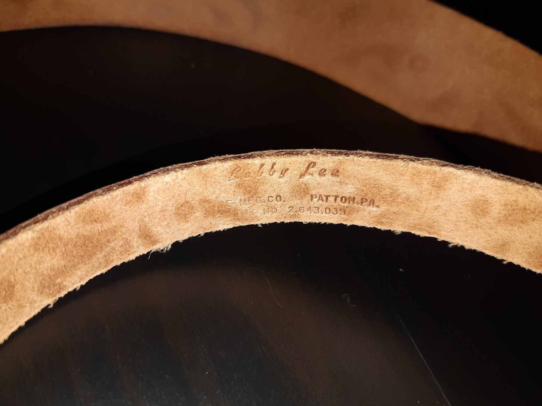 Strumenti musicali: 1950's/60's Bobby Lee Git-R-Strap, Leder-Gitarrengurt, mint – Nuovo (secondo la descrizione) da Uster venduto da Fender79 2