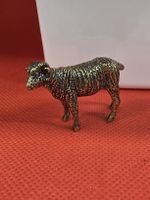 Kleine Widder Figur aus Messing schöner Zustand