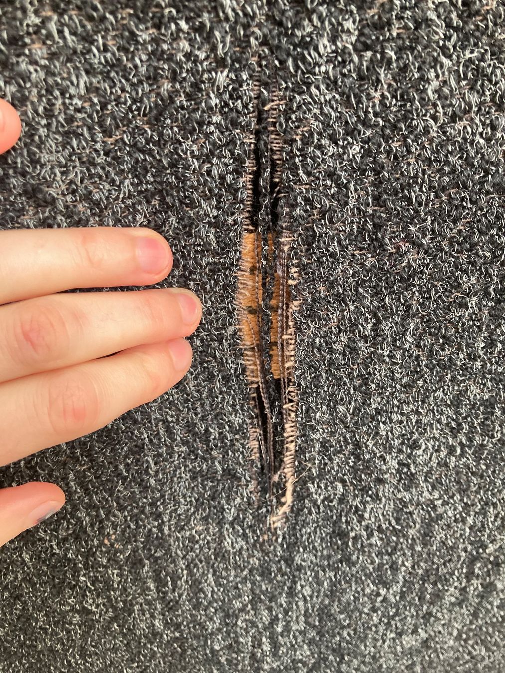 Poltrone: Vintage Sessel schwarz rot – Usato da Zürich venduto da tanteluzie 5