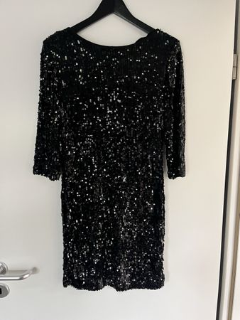 Glitzerndes Partykleid, schwarz, Top Zustand!