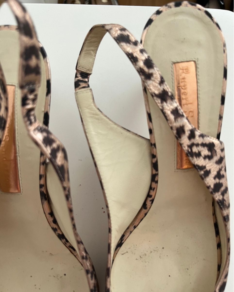 Scarpe da donna: Rupert Sanderson Leopard Slingbacks Size 40 Stunning! – Usato da Genève venduto da gvokiii 3
