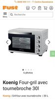 Koenig Four-gril avec tournebroche 30l