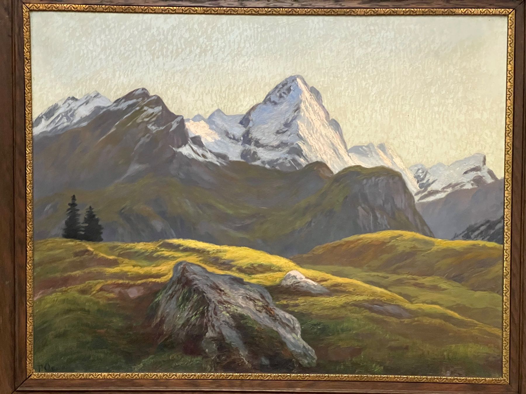 Dipinti: F.OERTLI 1920 „PIC PLATTA“ – Usato da Basel venduto da pmART 2