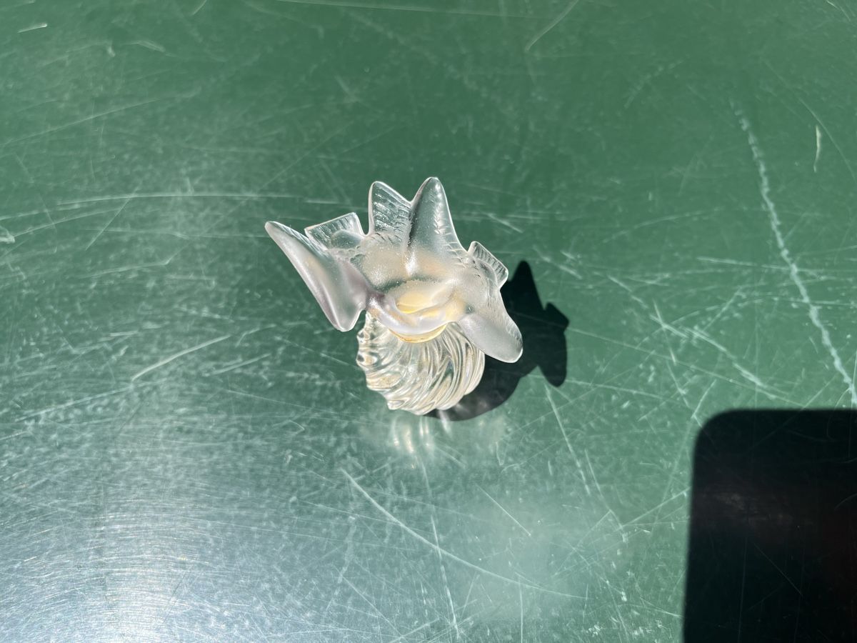 Lalique Bicchieri: Lalique Vogel Figur und Flakon – Usato da Otelfingen venduto da Yossi-68 6