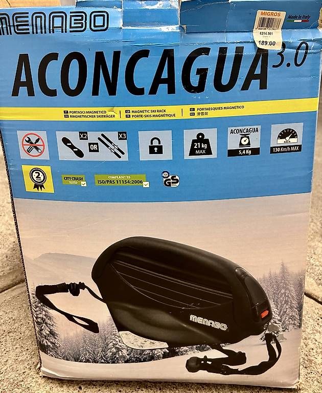 Portapacchi: Magnetischer Skiträger – Usato da Liebefeld venduto da Topina16