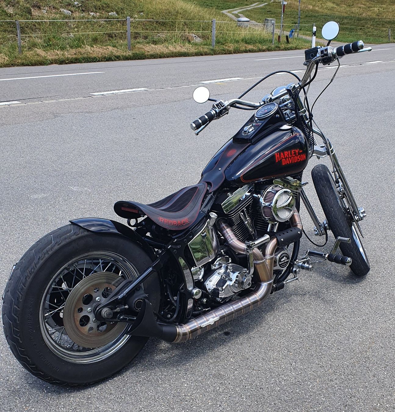 Harley-Davidson Chopper: Harley Davidson 93er Softail Springer "The Redback" – Usato da Aarwangen venduto da franky007 4