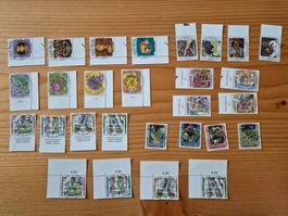 CH-PP+PJ Briefmarken Sätze mit ET-Vollstempel gem.Bilder E2