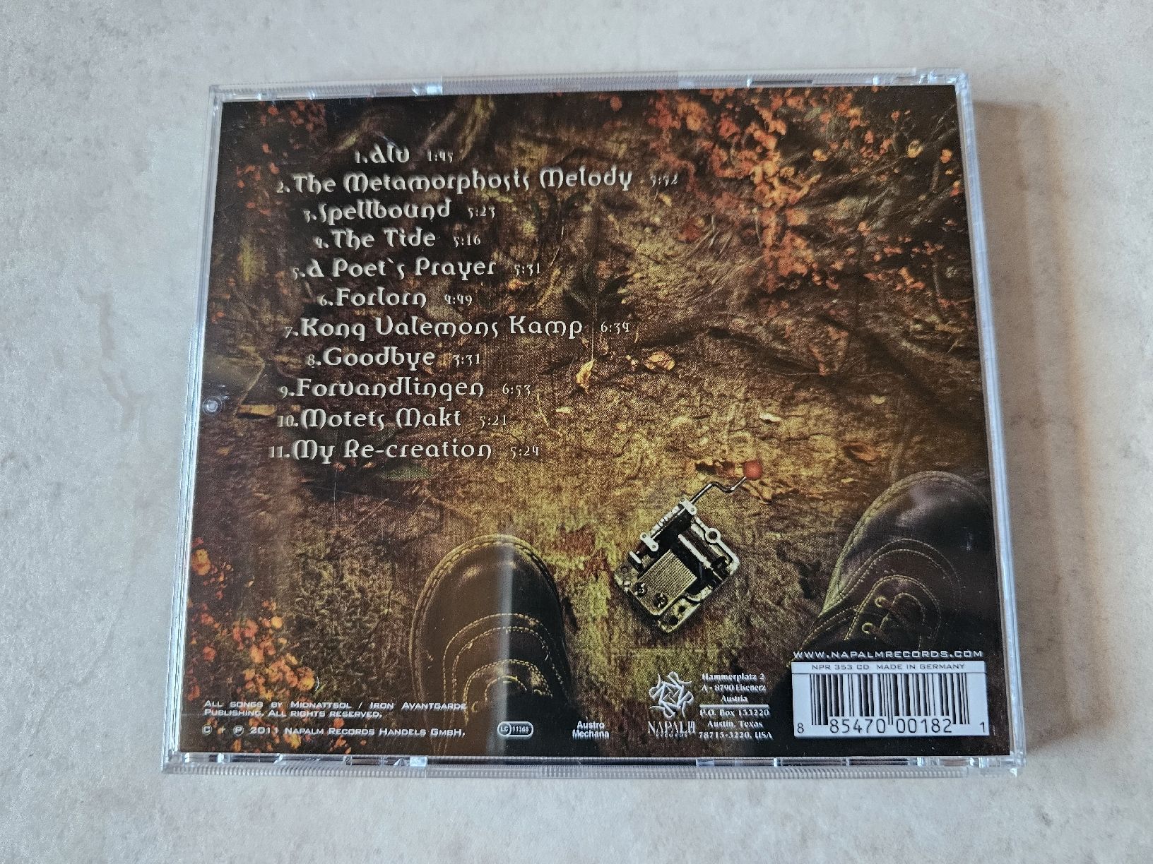 CD: Midnattsol  -  The Metamorphosis Melody – Usato da Schneisingen venduto da backstore24 1