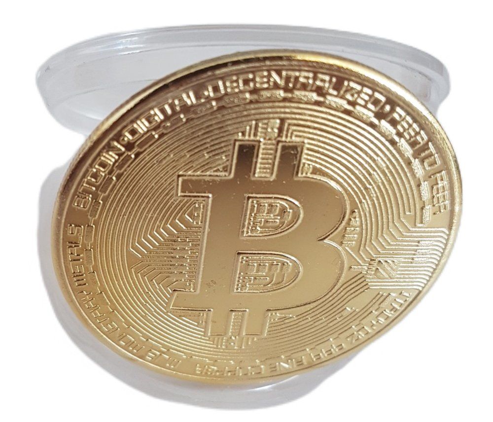 Medaillen: Bitcoin Medaille gold in Box BTC – Neu (gemäss Beschreibung) aus Buchrain von WerkzeugeErsatzteile