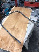 Monoschlitzrohr Beinschild Cuppini Vespa 50 -125/PV / ET3