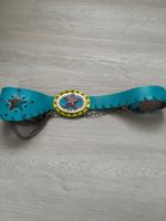 Ledergürtel mit Swarovski Steinen Gr. S/M