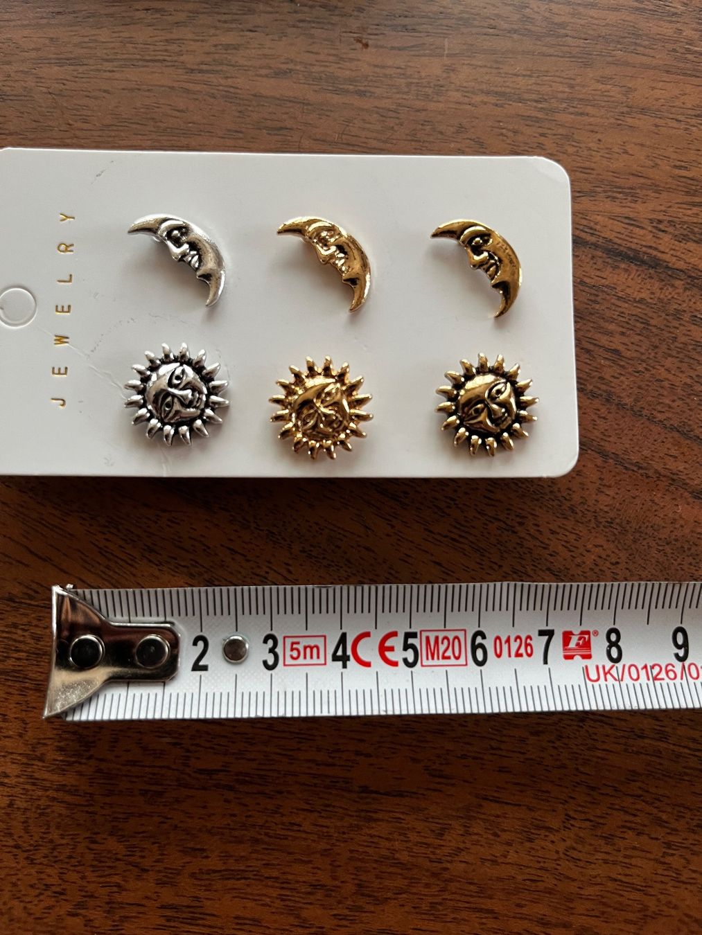 Orecchini pendenti & Orecchini a lobo: Ohrstecker Sonne & Mond, 3er Set – Nuovo (secondo la descrizione) da Gams venduto da Mariawicca 8