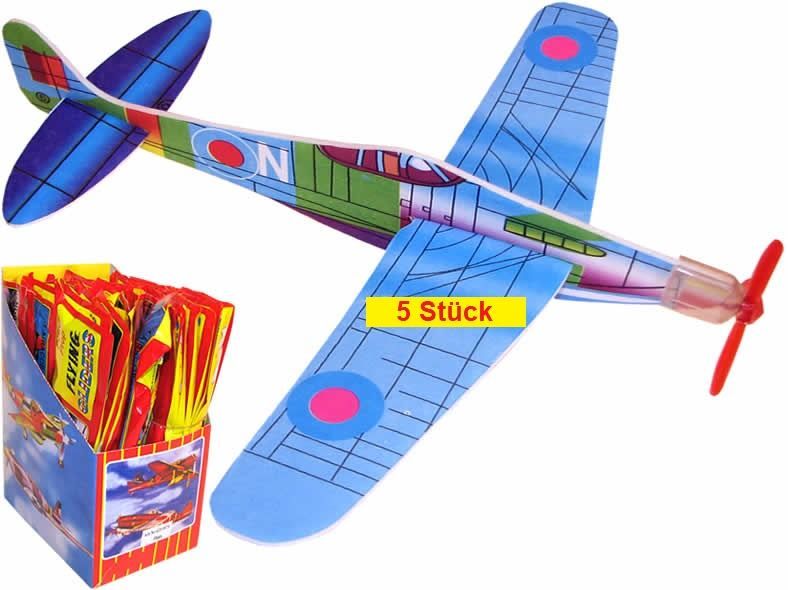 Altro in Giocattoli & Bricolage: Styropor-Flieger mit Propeller 5 Stück – Nuovo e nell'imballaggio originale da Aesch BL venduto da Elektronik_Laden
