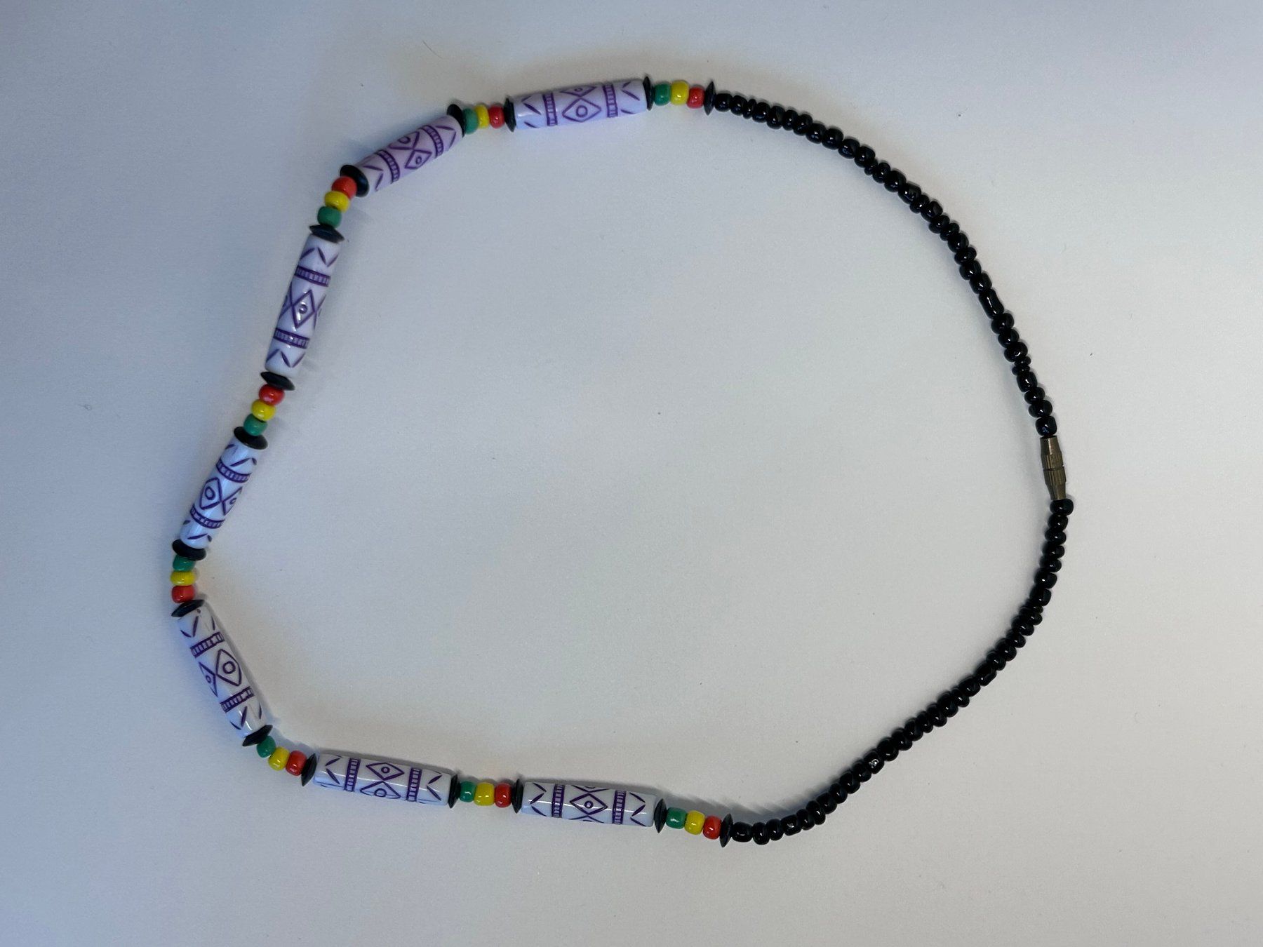 Catenine: Perlenkette (Schwarz-Bunt) – Usato da Bern venduto da san_svt6