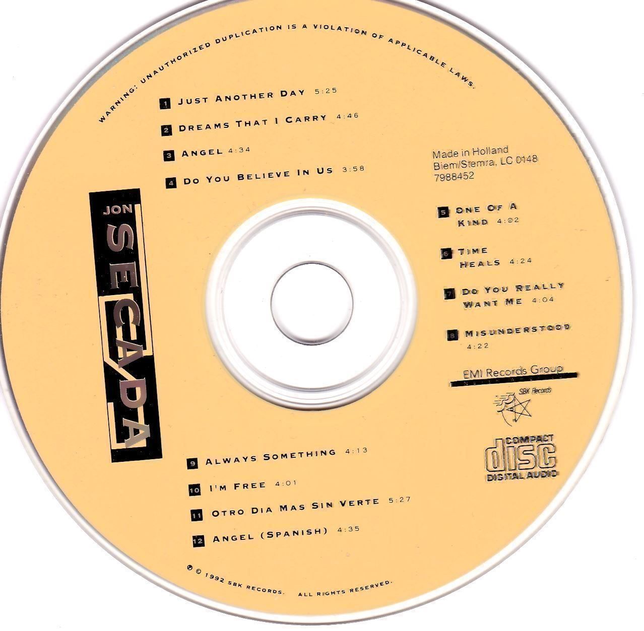 CDs: CD: Jon Secada - Secada – Gebraucht aus Bern von MacBit77_chbe 2