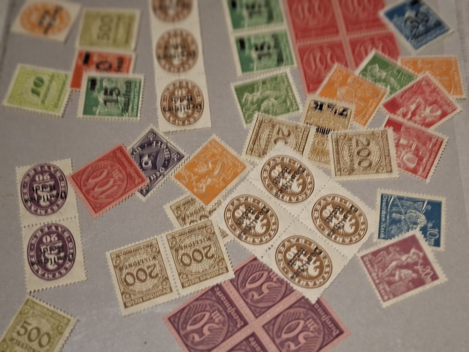 Alle Briefmarken: Briefmarken Deutsches Reich Blocks / einzelmarken  – Gebraucht aus Balgach von SIMEON27 2