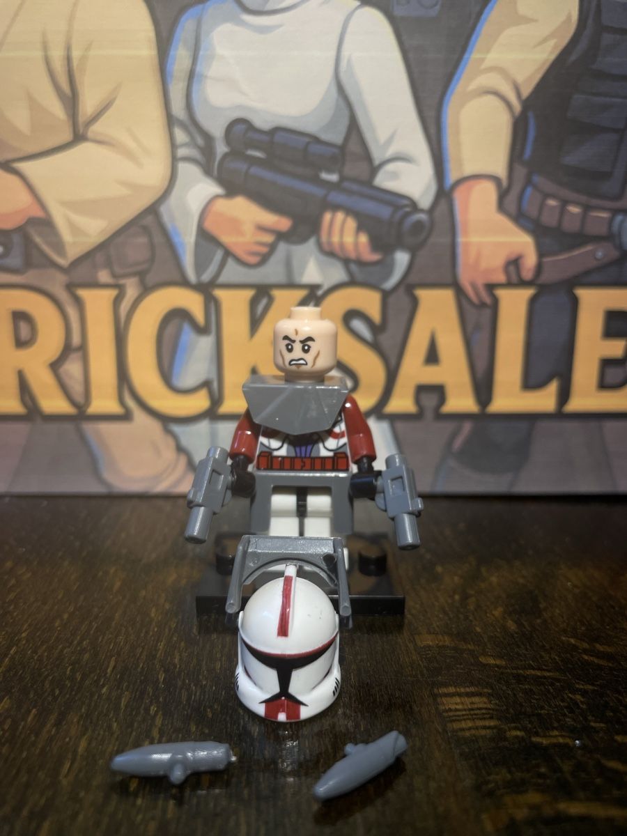 Star Wars Statuette: Star Wars Clone Trooper Commander Fox Phase 1 Lego-Komp. – Nuovo (secondo la descrizione) da Zufikon venduto da BrickSales 2