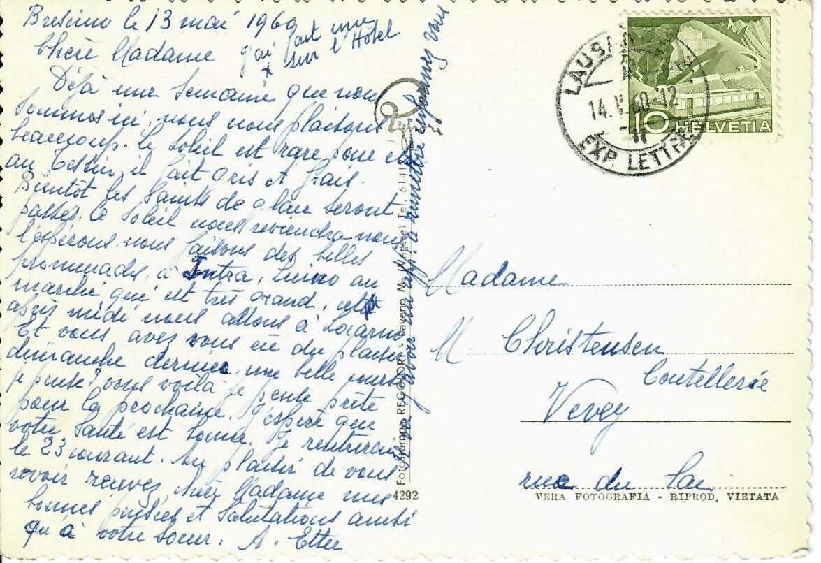 Cartoline postali: Brissago – Usato da Hochdorf venduto da Ziegel-16 1