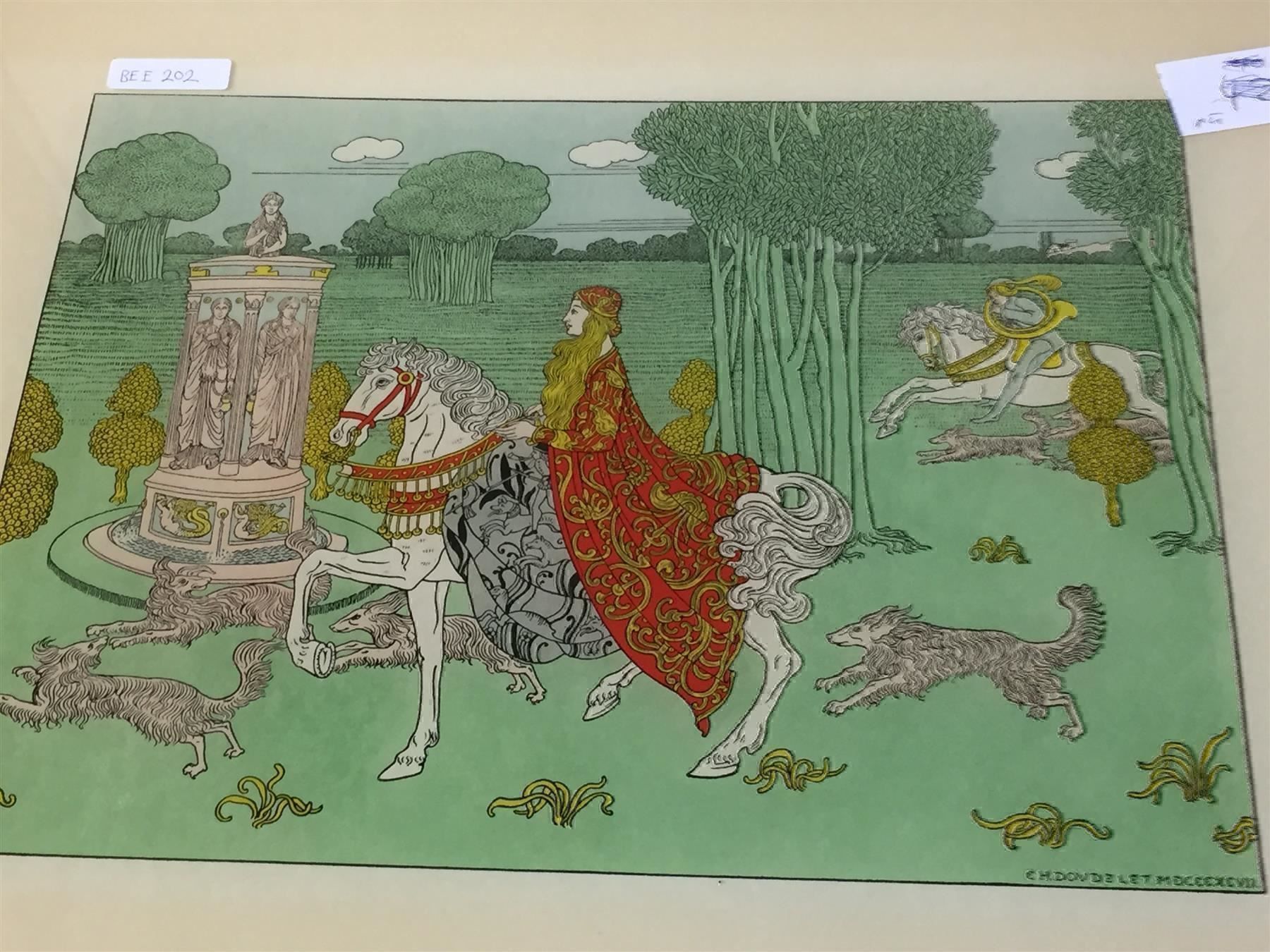 Grafica & Litografie: Charles Doudelet (1861 - 1938) Litho – Usato da Bern venduto da Zauberkoenigin 1