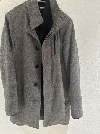 Grauer Herren Wintermantel, Grösse M - Guter Zustand!