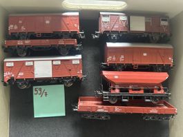 59/7 H0 Güterwagen gebrauchter Zustand ab 39.-