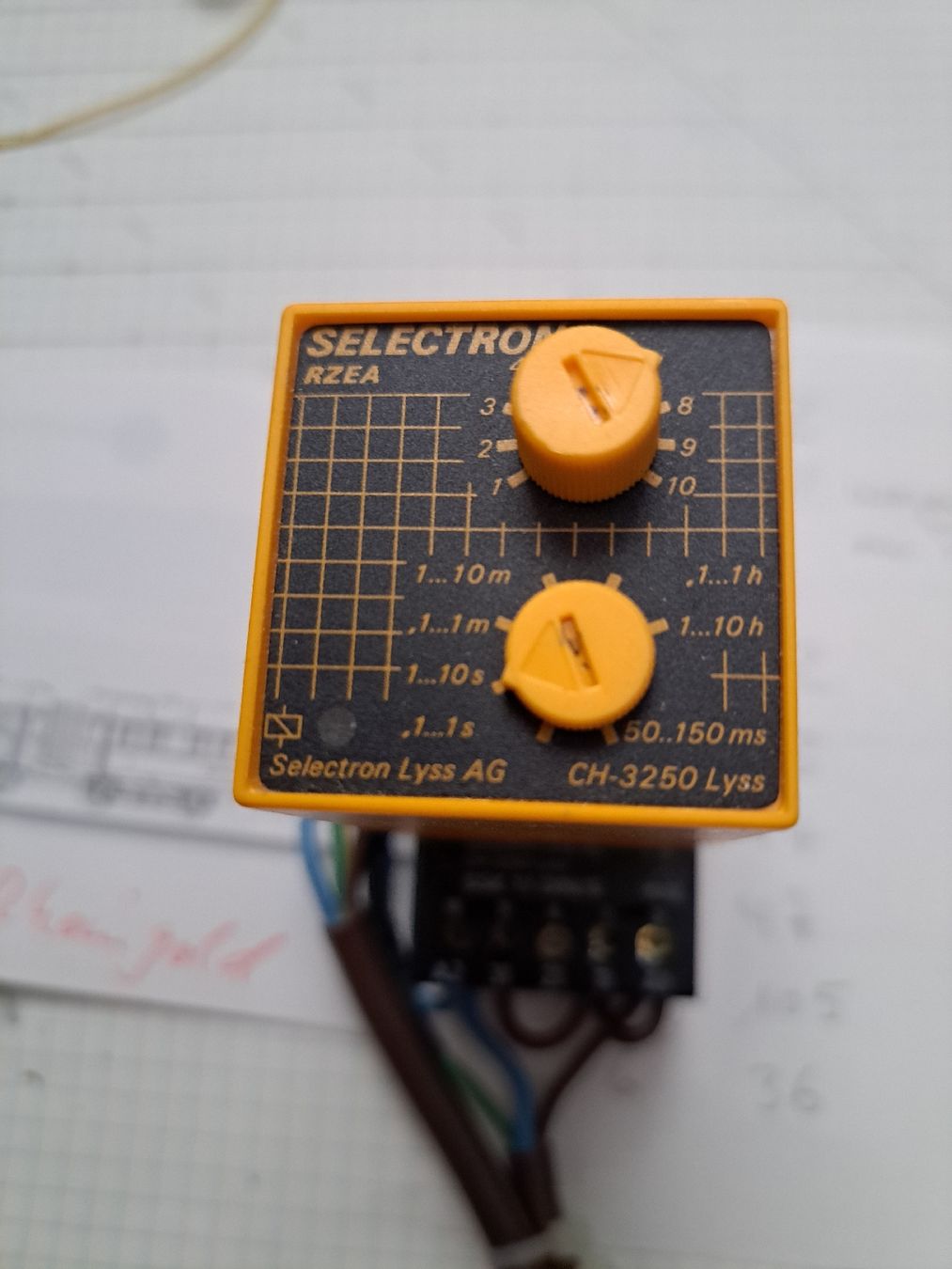 Interruttori: Elektro Relais Schalter Timer Selectron – Usato da Düdingen venduto da Ce68