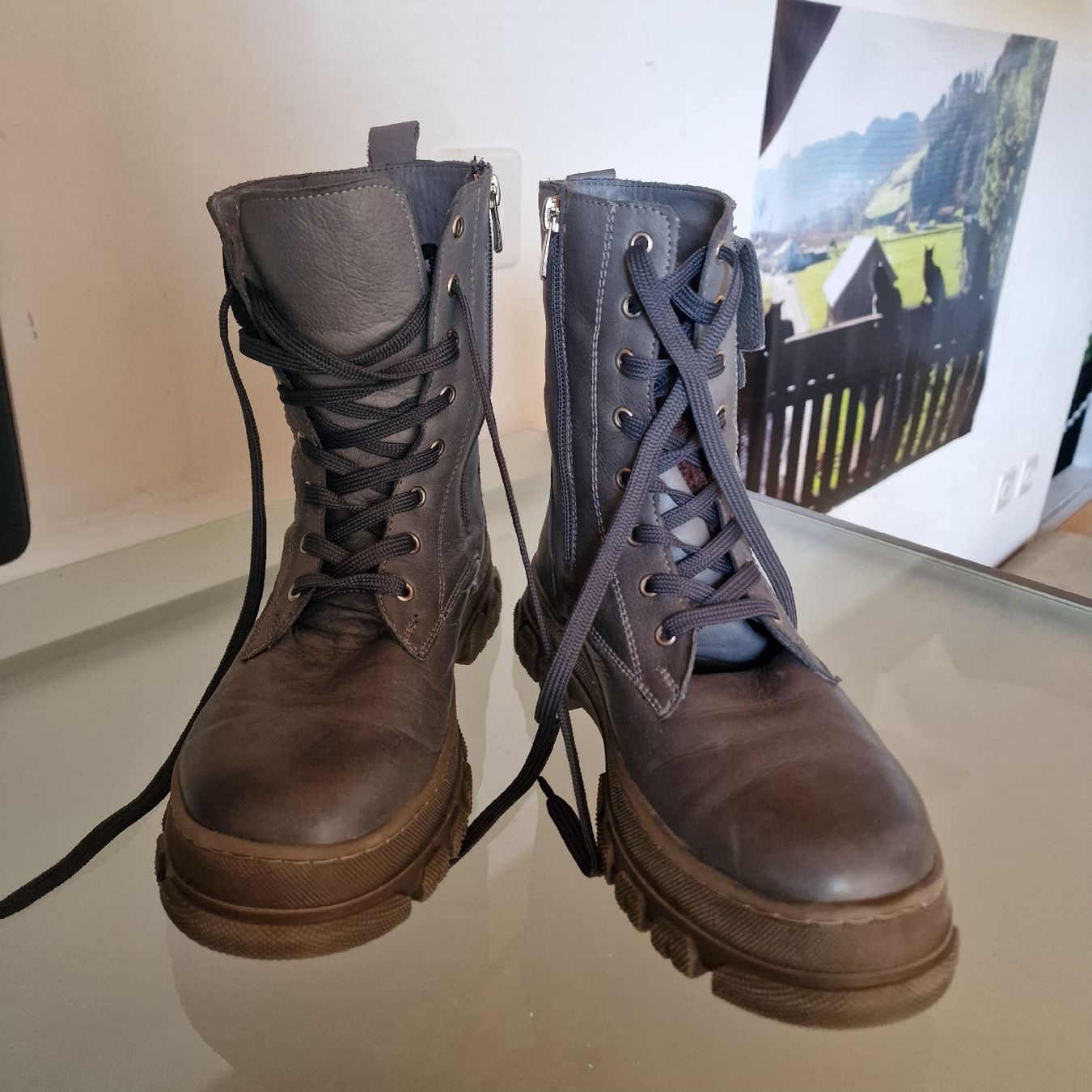 Scarpe da donna: Andrea Conti Lederstiefeletten Gr.38 – Usato da Necker venduto da Chroemli7 1