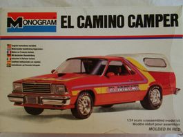 Monogram 78 1978 Chevy Chevrolet El Camino Camper 1:24