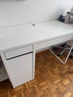 Schreibtisch weiss mit Schublade gebrauchter Zustand