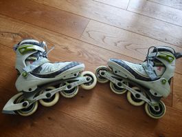 Inlineskates K2 grau grün gebraucht Grösse 39.5