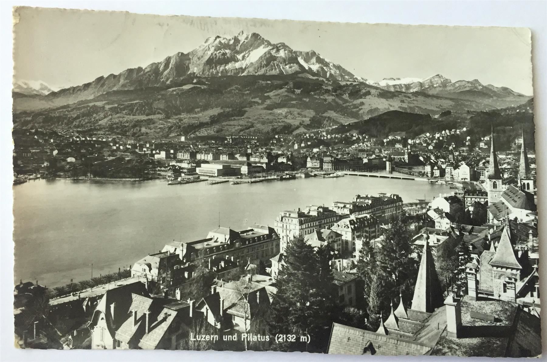 Cartoline postali: LUZERN und Pilatus Nr. 9301 – Usato da Jona venduto da philajona