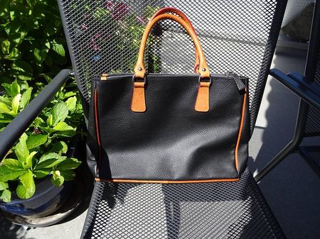 Ledertasche schwarz Damen
