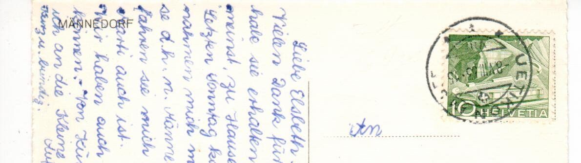 Cartes postales: Männedorf  1953 – D'occasion à Wolhusen par Curver9 1