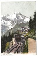 Mürrenbahn (BE) Breithorn - Stempel Mürren 1908
