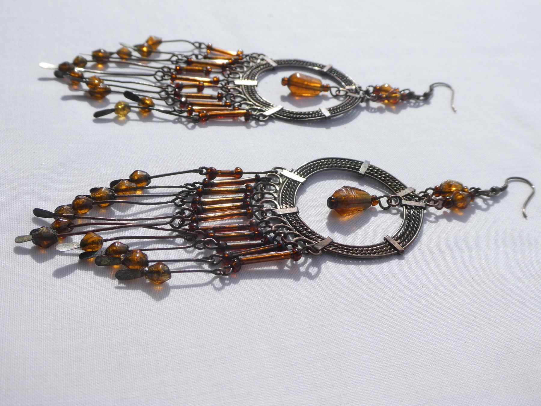 Orecchini pendenti & Orecchini a lobo: Grosse Ohrhänger, Vintage-Ethno-Style, Modeschmuck – Usato da Gattikon venduto da kaandooh 2