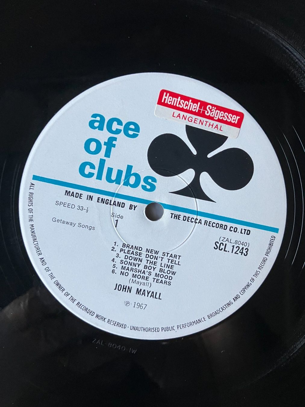 Dischi in vinile: John Mayall – Usato da Aarwangen venduto da Jukebox3 5