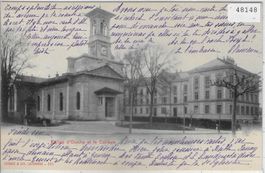Eglise d'Ouchy et le College