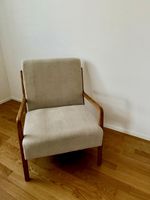 Zara Home Sessel aus Eschenholz & Leinen