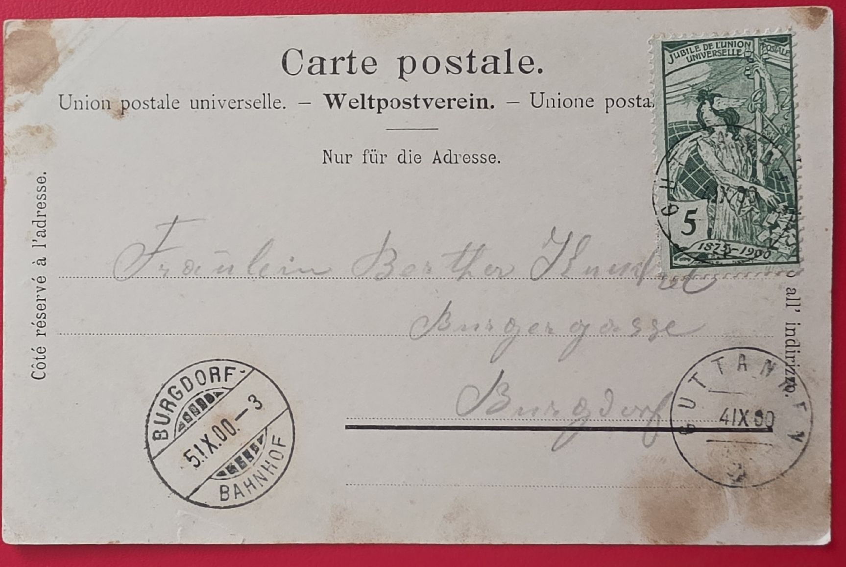 Cartoline postali: Ansichtskarte Guttanne  – Usato da Bern venduto da Kocholo 1