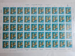 Timbres Pro Juventute 1965 Marmotte 10cx10
