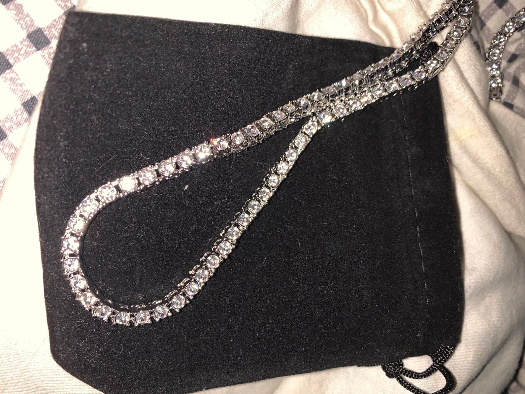 Catenine: Iced out Kette Silber 55 cm x 5mm – Nuovo e nell'imballaggio originale da Suhr venduto da sjay.Cv 5