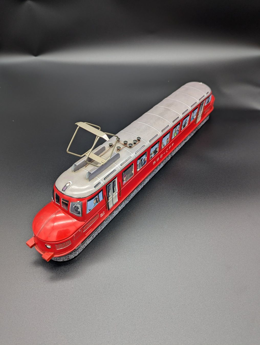 Modellini di ferrovie: Blechbahn SBB-CFF Rot mit Schienen Leckerli Haus – Usato da Brugg AG venduto da swiss.sales.force