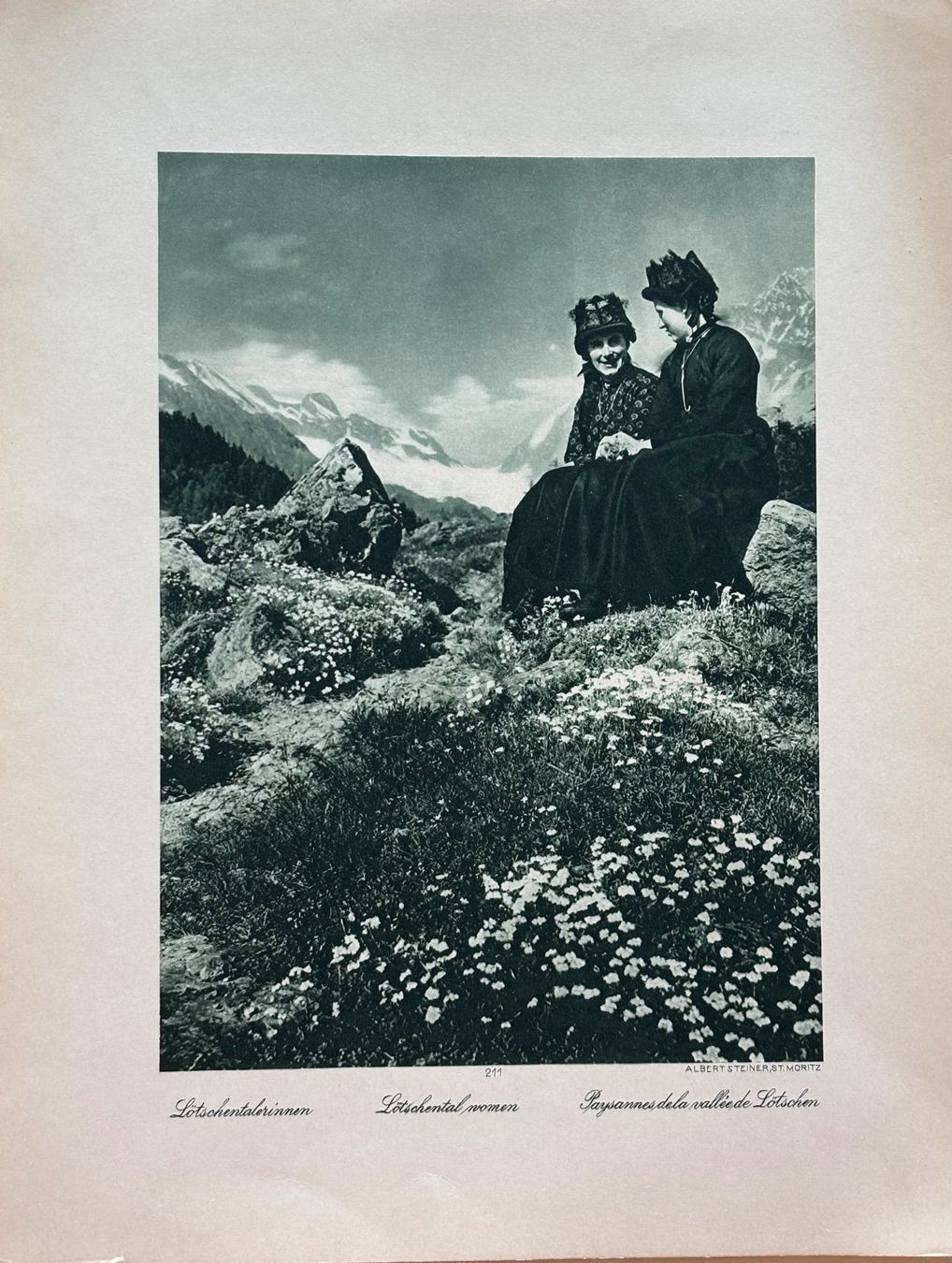 Foto & Immagini: Kupfertiefdruck, Albert Steiner, Lötschental / Gletscher – Usato da Frauenfeld venduto da Merk52