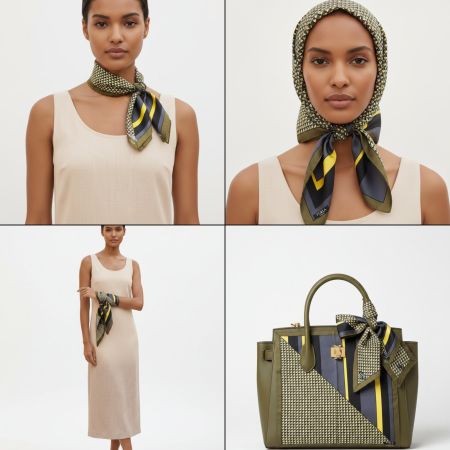 Furla Tuch 50x50 Geometric Design