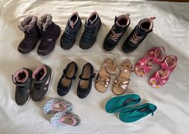 9 Paar Schuhe - Mädchen Girl Meitli Grösse 30