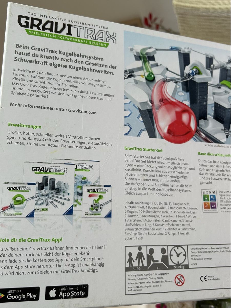 Ravensburger Giocattoli: GraviTrax Starter-Set + Vulkan & Seilbahn Erweiterungen – Usato da Kreuzlingen venduto da jthover 2