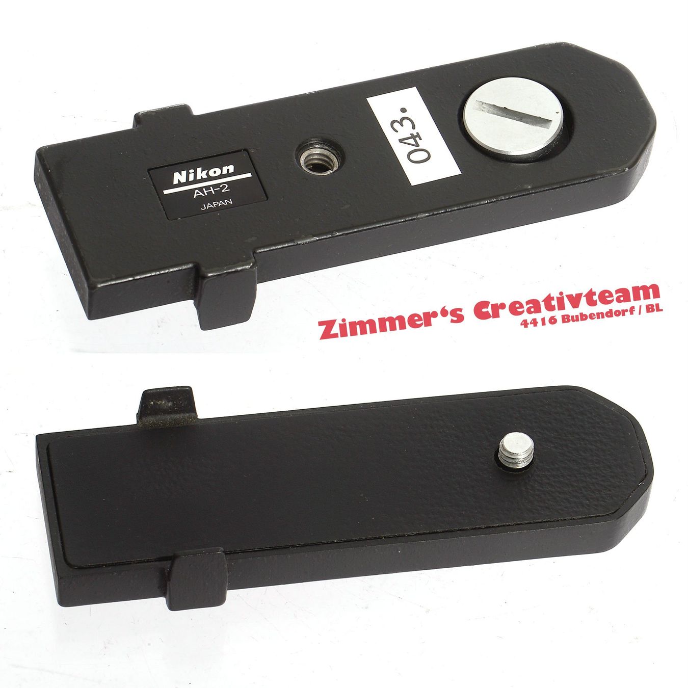 Nikon Fotocamera: Nikon Stativadapter / Basisplatte AH-2 – Usato da Bubendorf venduto da zimmers_creativteam