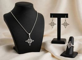 Set gioielli acciaio nodo celtico donna