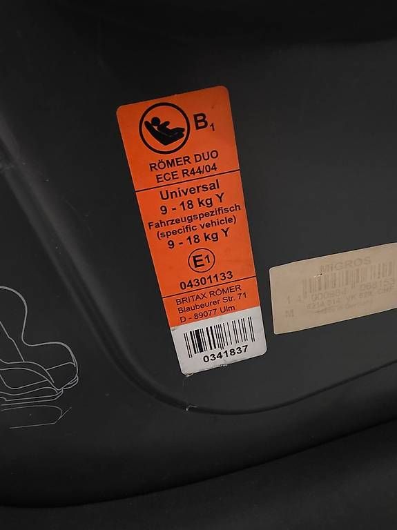 Auto-Kindersitze: Kindersitz Britax Römer Duo – Gebraucht aus Birmenstorf AG von sup_fhc5 2