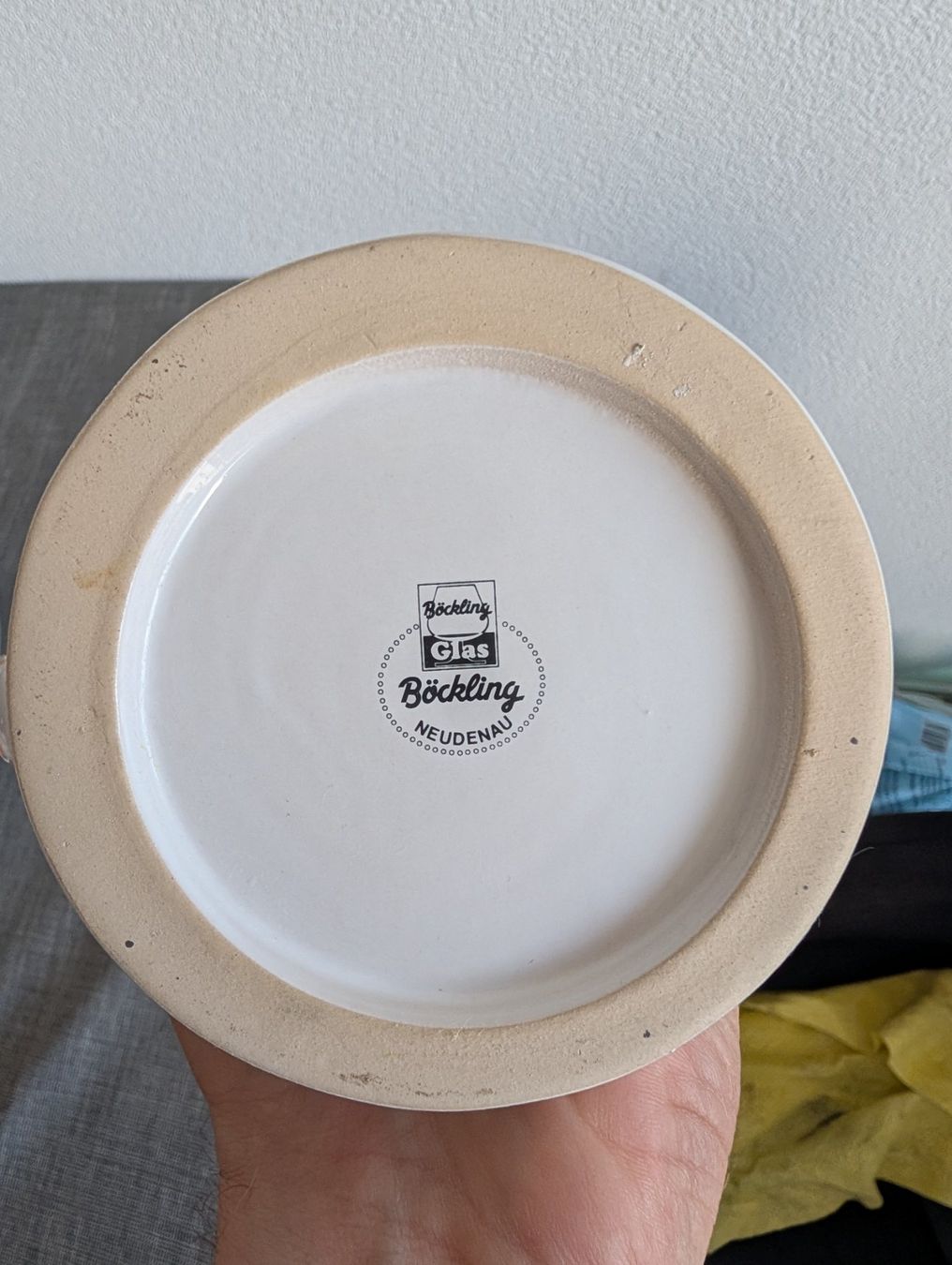 Haldengut Bicchieri: Haldengut-Bierkrug mit Zinndeckel – Usato da Bern venduto da ari_66yc 5